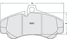 0991.08.17.44, PFC 0991.08.17.44 Front Brake Pads for PORSCHE 996 GT2/GT3 / 997 Turbo/GT3 380mm (08 Compound, 17 mm) في الإمارات, دبي. Condition - new. Price 3,540 AED. Photo, seller contacts | AUTO.AE