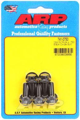 741-0750, ARP 741-0750 SAE Bolt Kit 5/16-24 x .750 12pt black oxide bolts в ОАЭ, Дубай. Состояние - новое. Цена 180 AED. Фото, контакты продавца | AUTO.AE