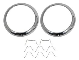 SUM-RP24596, Summit Racing™ Polished Headlight Bezels for 1947-1954 Chevy/GMC Trucks & Bel Air SUM-RP24596 in UAE, Dubai. Condition - new. Price 220 AED. Photo, seller contacts | AUTO.AE