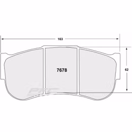 7678.82.28.44, PFC 7678.82.28.44 Front Brake Pads for MERCEDES-AMG GT3/GT4 / NISSAN GT-R (R35) (82 compound, 28 mm) في الإمارات, دبي. Condition - new. Price 4,340 AED. Photo, seller contacts | AUTO.AE