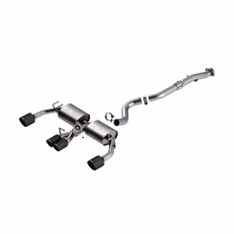 140942CFBA, BORLA 140942CFBA Cat-Back Exhaust System 3", 2.25" ATAK (3.5", 4.5" Carbon Fiber Tips) for TOYOTA Corolla GR 1.6L 2023-2024 in UAE, Dubai. Condition - new. Price 12,770 AED. Photo, seller contacts | AUTO.AE