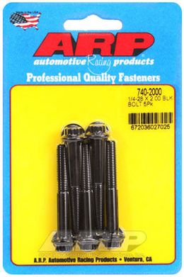 740-2000, ARP 740-2000 SAE Bolt Kit 1/4-28 x 2.000 12pt black oxide bolts в ОАЭ, Дубай. Состояние - новое. Цена 200 AED. Фото, контакты продавца | AUTO.AE