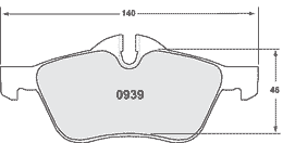 0939.11.18.44, PFC 0939.11.18.44 Brake pads RACE 11 CMPD 18MM front MINI COOPER/Cooper S 2002- R50/R52/R53 в ОАЭ, Дубай. Состояние - новое. Цена 1 840 AED. Фото, контакты продавца | AUTO.AE