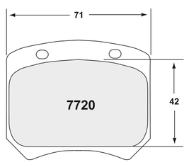 7720.13.15.44, PFC 7720.13.15.44 Rear brake pads RACE 13 CMPD 15mm MINI 2-piston caliper /Morgan/TVR في الإمارات, دبي. Condition - new. Price 990 AED. Photo, seller contacts | AUTO.AE