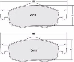 0648.22, PFC 0648.22 Brake Pads Z-RATED for FORD Contour 1995-1997 в ОАЭ, Дубай. Состояние - новое. Цена 410 AED. Фото, контакты продавца | AUTO.AE
