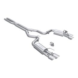 S7280AL, MBRP S7280AL Cat-Back 3" Armor Lite (Aluminized Steel / Dual) for FORD Mustang GT 5.0L 2024- في الإمارات, دبي. Condition - new. Price 6,110 AED. Photo, seller contacts | AUTO.AE