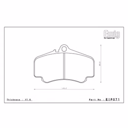 EIP071CCRg, ENDLESS EIP071CCRg Front brake pads PORSCHE 996 3.6 TURBO/4S/GT2/GT3 4-piston in UAE, Dubai. Condition - new. Price 1,270 AED. Photo, seller contacts | AUTO.AE