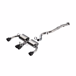 140942CB, BORLA 140942CB Cat-Back Exhaust System 3", 2.25" ATAK (3.5", 4.5" Black Coated Stainless Steel Tips) for TOYOTA Corolla GR 1.6L 2023-2024 in UAE, Dubai. Condition - new. Price 9,410 AED. Photo, seller contacts | AUTO.AE