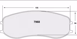 7968.11.28.44, PFC 7968.11.28.44 Front brake pads RACE 11 COMP 28mm PORSCHE 991 Cup/Cayman GT4 Clubsport في الإمارات, دبي. Condition - new. Price 2,520 AED. Photo, seller contacts | AUTO.AE