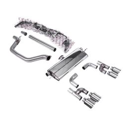 SSXVW701, MILLTEK SSXVW701 Cat-Back Exhaust, 3.15" (Polished GT-115 Tips) for VW Golf GTI (MK8) in UAE, Dubai. Condition - new. Price 12,330 AED. Photo, seller contacts | AUTO.AE