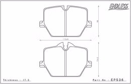 EP536ME20, ENDLESS EP536ME20 Rear brake pads TOYOTA GR Supra A90 3L in UAE, Dubai. Condition - new. Price 1,160 AED. Photo, seller contacts | AUTO.AE