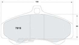 7819.08.17.44, PFC 7819.08.17.44 Front brake pads RACE 08 CMPD 17mm PORSCHE 996 GT2/GT3 Mk2/997 GT3/Turbo in UAE, Dubai. Condition - new. Price 3,970 AED. Photo, seller contacts | AUTO.AE