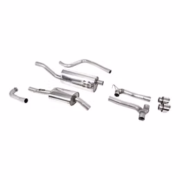 SSXFD375, MILLTEK SSXFD375 Cat-Back Exhaust, 2.37" (Polished GT-100 Trims) for FORD Fiesta ST-Line (MK8) Non-OPF/GPF 2017-2019 in UAE, Dubai. Condition - new. Price 8,150 AED. Photo, seller contacts | AUTO.AE