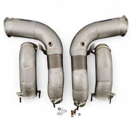 RS.G90M5.DP, RED STAR EXHAUST RS.G90M5.DP Catless Downpipes Full Kit Heat Shielded for BMW M5 (G90 / G99) в ОАЭ, Дубай. Состояние - новое. Цена 11 970 AED. Фото, контакты продавца | AUTO.AE