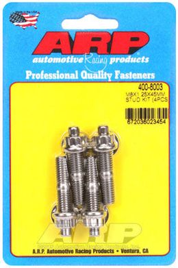 400-8003, ARP 400-8003 Accessory Stud Kit M8 X 1.25 X 45mm. broached. 4 pieces в ОАЭ, Дубай. Состояние - новое. Цена 350 AED. Фото, контакты продавца | AUTO.AE