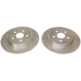 PWR-JBR1779XPR, PowerStop Evolution Drilled and Slotted Rotors for 2019-2026 COROLLA - JBR1779XPR in UAE, Dubai. Condition - new. Price 460 AED. Photo, seller contacts | AUTO.AE