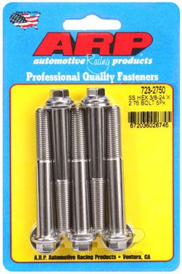 723-2750, ARP 723-2750 SAE Bolt Kit 3/8-24 x 2.750 hex SS bolts в ОАЭ, Дубай. Состояние - новое. Цена 250 AED. Фото, контакты продавца | AUTO.AE