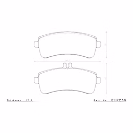 EIP255ME22, ENDLESS EIP255ME22 Rear Brake Pads ME22 for MERCEDES-BENZ S63 AMG / S65 AMG (W222) / AMG GT / AMG GT S / AMG GT R (C190) في الإمارات, دبي. Condition - new. Price 1,130 AED. Photo, seller contacts | AUTO.AE
