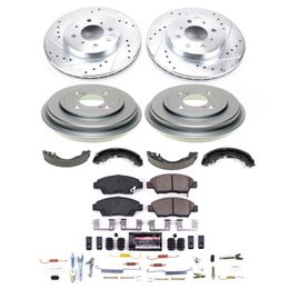 PWR-K15246DK, PowerStop Z23 Evolution Sport Disc and Drum Brake Upgrade Kits for 2015-2020 FIT - K15246DK في الإمارات, دبي. Condition - new. Price 1,440 AED. Photo, seller contacts | AUTO.AE