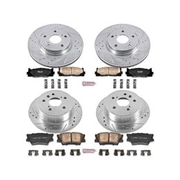 PWR-K2822, PowerStop Z23 Evolution Sport Brake Upgrade Kits for 2008-2012 AVALON, 2007-2011 CAMRY, 2007-2012 ES350 - K2822 in UAE, Dubai. Condition - new. Price 1,730 AED. Photo, seller contacts | AUTO.AE