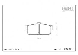 EP263SSY, ENDLESS EP263SSY Rear brake pads NISSAN в ОАЭ, Дубай. Состояние - новое. Цена 830 AED. Фото, контакты продавца | AUTO.AE