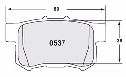 0537.22, PFC 0537.22 Rear Brake Pads Z-RATED for HONDA CR-Z 2010- 1.5 Hybrid / Acura RDX 2007-2012 in UAE, Dubai. Condition - new. Price 490 AED. Photo, seller contacts | AUTO.AE
