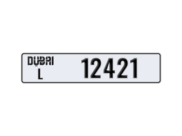 لوحة أرقام دبي L 12421