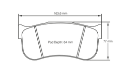 8101-RSL1, PAGID 8101-RSL1 Front brake pads RSL1 PORSCHE 991.2 GT2 RS Clubsport / MERCEDES-Benz SLS AMG GT3 [race car] / AUDI R8 LMS GT2 في الإمارات, دبي. Condition - new. Price 3,310 AED. Photo, seller contacts | AUTO.AE