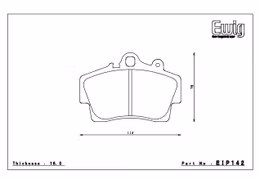 EIP142MX72, ENDLESS EIP142MX72 Front brake pads PORSCHE CAYMAN(987) 2.7/BOXTER 986 2.5/2.7 987 2.7 في الإمارات, دبي. Condition - new. Price 1,260 AED. Photo, seller contacts | AUTO.AE