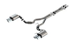 140969, BORLA 140969 Exhaust system Cat-Back S-type 3" D RD RL AC SR Tip: 4" RD X 9.50" & 4" RD X 9.00" Quad tip (Non-active exhaust) for FORD Mustang GT 5.0L V8 2024 in UAE, Dubai. Condition - new. Price 10,260 AED. Photo, seller contacts | AUTO.AE
