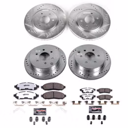 PWR-K4062-36, PowerStop Z36 Truck and Tow Brake Upgrade Kits for 2005-2015 XTERRA, FRONTIER, 2009-2012 EQUATOR - K4062-36 in UAE, Dubai. Condition - new. Price 2,160 AED. Photo, seller contacts | AUTO.AE
