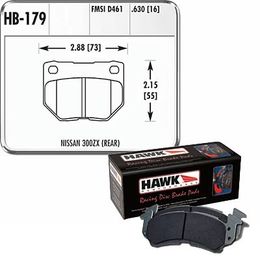 HWK-HB179E-630, Hawk Performance Blue 9012 Racing Brake Pads for 1989-1996 300ZX, 2006-2007 IMPREZA - HB179E.630 in UAE, Dubai. Condition - new. Price 800 AED. Photo, seller contacts | AUTO.AE
