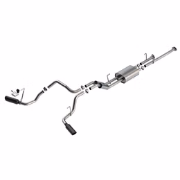 141023BC, BORLA 141023BC Exhaust System Cat-Back 2.25", S-Type (4" Black Chrome Tips) for TOYOTA Tundra 4.6L / 5.7L V8 2009-2021 в ОАЭ, Дубай. Состояние - новое. Цена 9 160 AED. Фото, контакты продавца | AUTO.AE