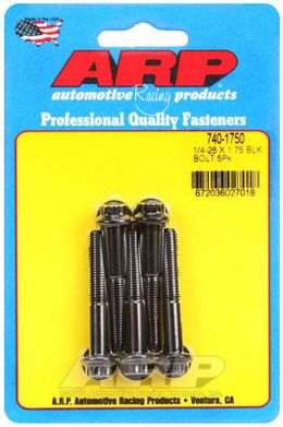 740-1750, ARP 740-1750 SAE Bolt Kit 1/4-28 x 1.750 12pt black oxide bolts في الإمارات, دبي. Condition - new. Price 200 AED. Photo, seller contacts | AUTO.AE