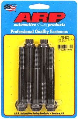743-3500, ARP 743-3500 SAE Bolt Kit 7/16-20 x 3.500 12pt black oxide bolts in UAE, Dubai. Condition - new. Price 240 AED. Photo, seller contacts | AUTO.AE