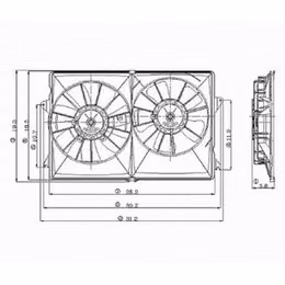 BDY-CH3115134, Body Parts Replacement Electric Cooling Fans for 2004-2006 PACIFICA - CH3115134 в ОАЭ, Дубай. Состояние - новое. Цена ⁦580 AED⁩. Фото, контакты продавца | AUTO.AE
