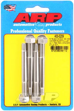 400-3209, ARP 400-3209 5/16-24 X 3.000 SS hex water pump pulley w/ 1.750" fan spacer stud kit في الإمارات, دبي. Condition - new. Price 250 AED. Photo, seller contacts | AUTO.AE