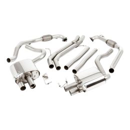 SSXAU1151, MILLTEK SSXAU1151 Cat-Back Exhaust, 2.5'' (Quad GT-100 Titanium Trims) for AUDI S5 Coupe RHD (B9) 2017- in UAE, Dubai. Condition - new. Price 18,410 AED. Photo, seller contacts | AUTO.AE