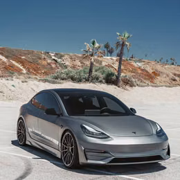 UP-M3-302-16.1, UNPLUGGED PERFORMANCE UP-M3-302-16.1 Ascension Front Fascia System, No Sensor Holes, Silver Metallic for TESLA Model 3 في الإمارات, دبي. Condition - new. Price 23,720 AED. Photo, seller contacts | AUTO.AE