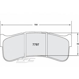 7797.82.29.44, PFC 7797.82.29.44 Front Brake Pads RACING 82 CMPD 29 mm for PORSCHE 997 GT3 Grand AM (2008-2010 Sprint) في الإمارات, دبي. Condition - new. Price 3,980 AED. Photo, seller contacts | AUTO.AE
