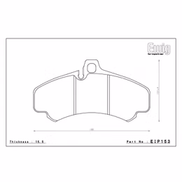 EIP153CCRg, ENDLESS EIP153CCRg Front brake pads PORSCHE 997 GT3/GT2/TURBO in UAE, Dubai. Condition - new. Price 1,630 AED. Photo, seller contacts | AUTO.AE