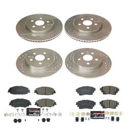 PWR-K8362, PowerStop Z23 Evolution Sport Brake Upgrade Kits for 2019-2024 COROLLA - K8362 في الإمارات, دبي. Condition - new. Price 1,260 AED. Photo, seller contacts | AUTO.AE