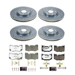 PWR-K8530-26, PowerStop Z26 Street Warrior Brake Upgrade Kits for 2020-2024 CORVETTE - K8530-26 в ОАЭ, Дубай. Состояние - новое. Цена 3 250 AED. Фото, контакты продавца | AUTO.AE