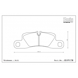EIP178ME20, ENDLESS EIP178ME20 Rear brake pads PORSCHE 991.2 CARRERA/4 в ОАЭ, Дубай. Состояние - новое. Цена 1 130 AED. Фото, контакты продавца | AUTO.AE