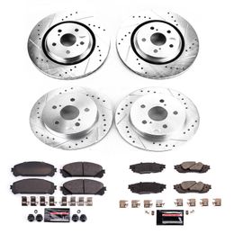 PWR-K8633, PowerStop Z23 Evolution Sport Brake Upgrade Kits for 2020-2021 AVALON, 2020-2024 CAMRY - K8633 in UAE, Dubai. Condition - new. Price 2,100 AED. Photo, seller contacts | AUTO.AE