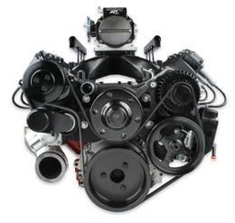 HLY-20-185BK, Holley Mid-Mount Complete Accessory Drive System for LS 4.8L-7.0L with A/C, Power Steering, & Alternator 20-185BK в ОАЭ, Дубай. Состояние - новое. Цена 9 550 AED. Фото, контакты продавца | AUTO.AE