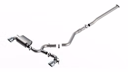 140926, BORLA 140926 Cat-Back Exhaust System ATAK 3", TIP 5" Bright Chrome, T-304 Stainless Steel for HYUNDAI Kona N 2.0L 2022-2023 in UAE, Dubai. Condition - new. Price 8,240 AED. Photo, seller contacts | AUTO.AE