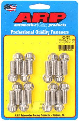 400-1217, ARP 400-1217 Header Bolt & Stud Kit for Chevrolet Big Block. 0.875˝ UHL. ARP Stainless. 12pt in UAE, Dubai. Condition - new. Price 340 AED. Photo, seller contacts | AUTO.AE