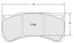 7790.11.17.44, PFC 7790.11.17.44 Front brake pads RACE 11 CMPD 17mm BMW M3 GT4 (AP Racing CP9660) in UAE, Dubai. Condition - new. Price 2,320 AED. Photo, seller contacts | AUTO.AE