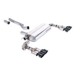SSXBM1245, MILLTEK SSXBM1245 Filter-Back Exhaust, 3" (Cerakote Black GT-100 Trims) for BMW M135i xDrive (F40) OPF/GPF in UAE, Dubai. Condition - new. Price 11,090 AED. Photo, seller contacts | AUTO.AE
